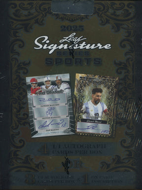 2025 Leaf Signature Series Multi-Sport Hobby, 10 Box Case