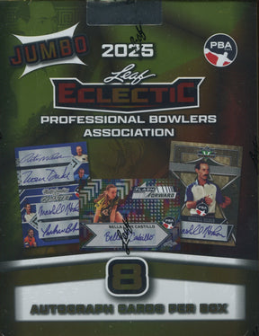 2025 Leaf Eclectic Professional Bowlers Association PBA Jumbo, Box
