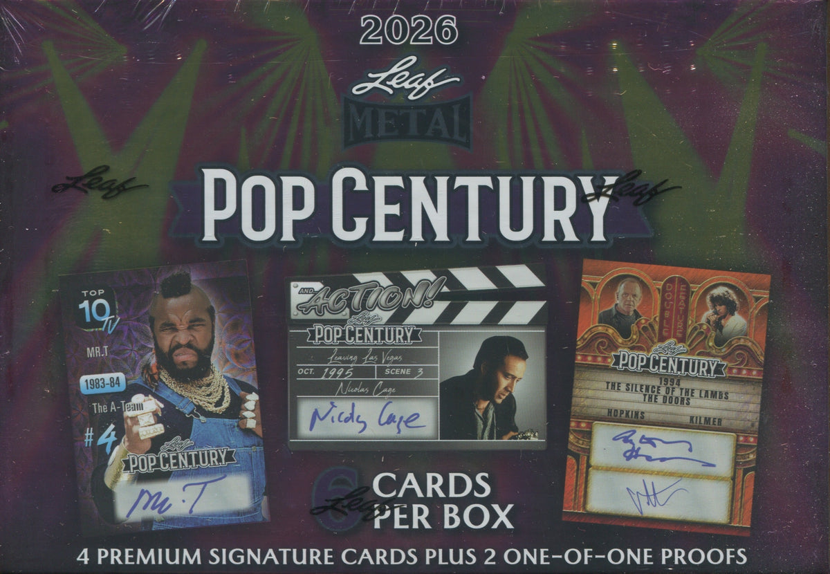 2026 Leaf Pop Century Hobby, 10 Box Case
