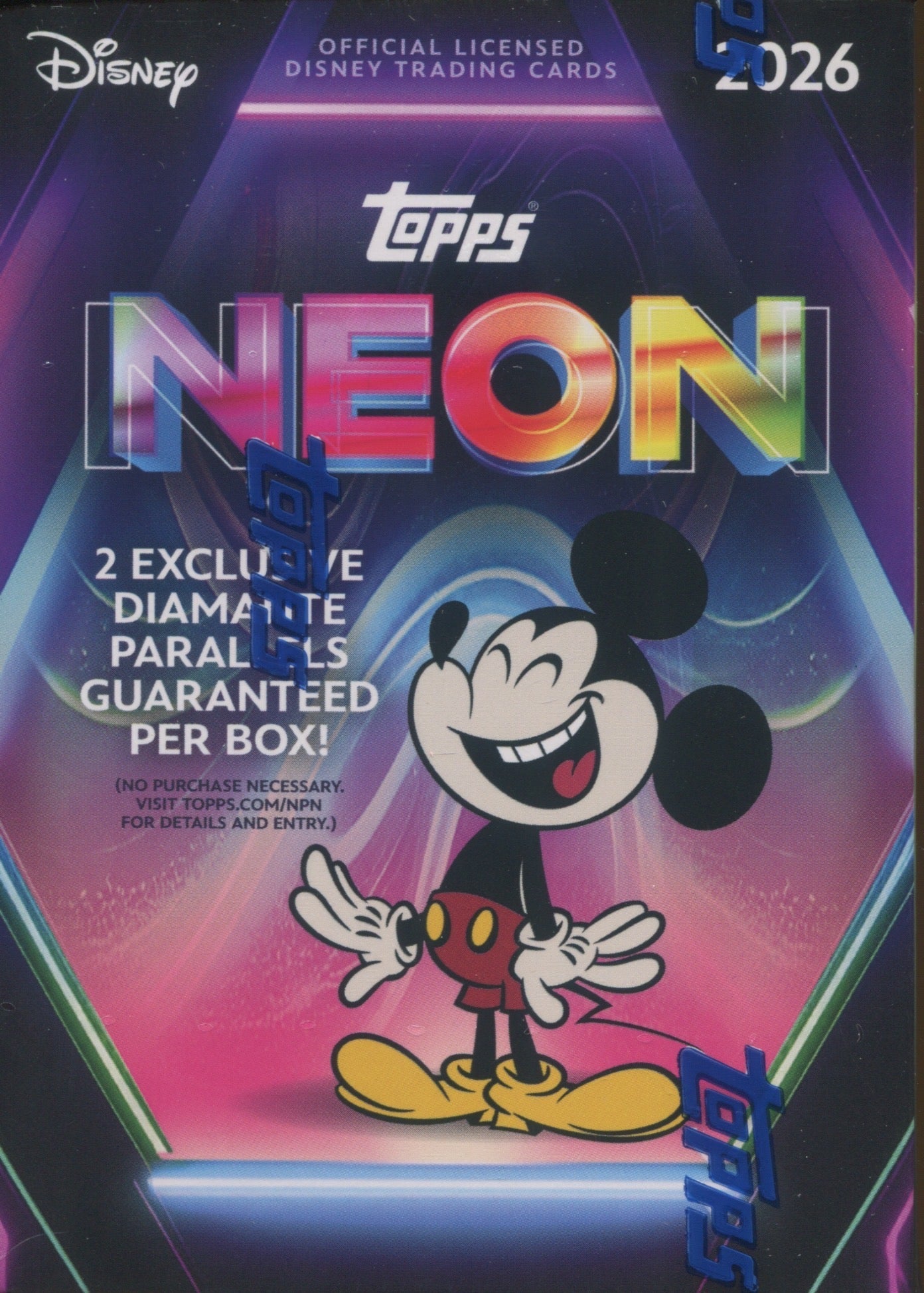 2026 Topps Disney Neon Blaster, Box