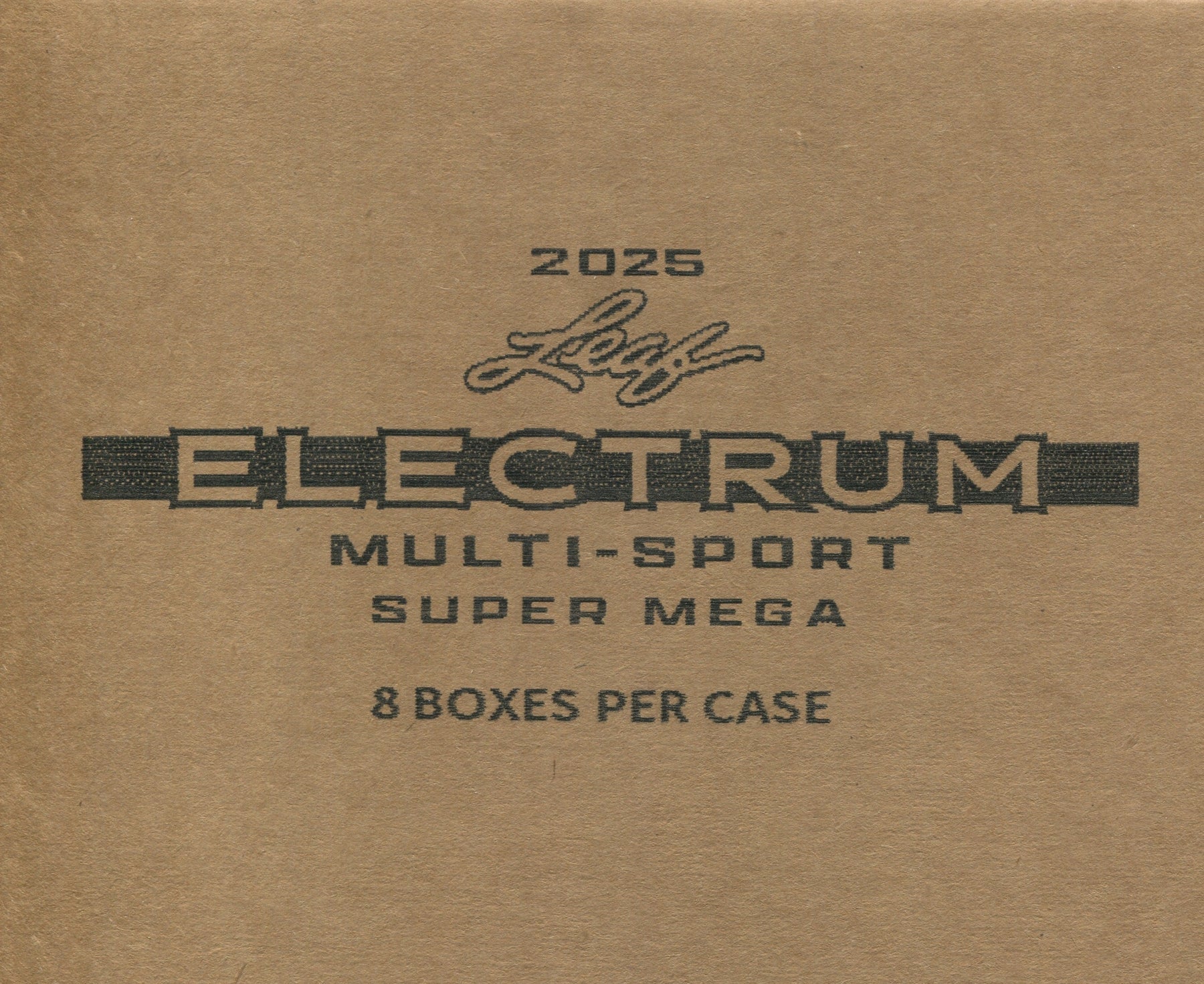 2025 Leaf Electrum Multi-Sport Super Mega Box, 8 Box Case