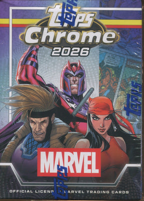 2026 Topps Marvel Comics Chrome Blaster, Box