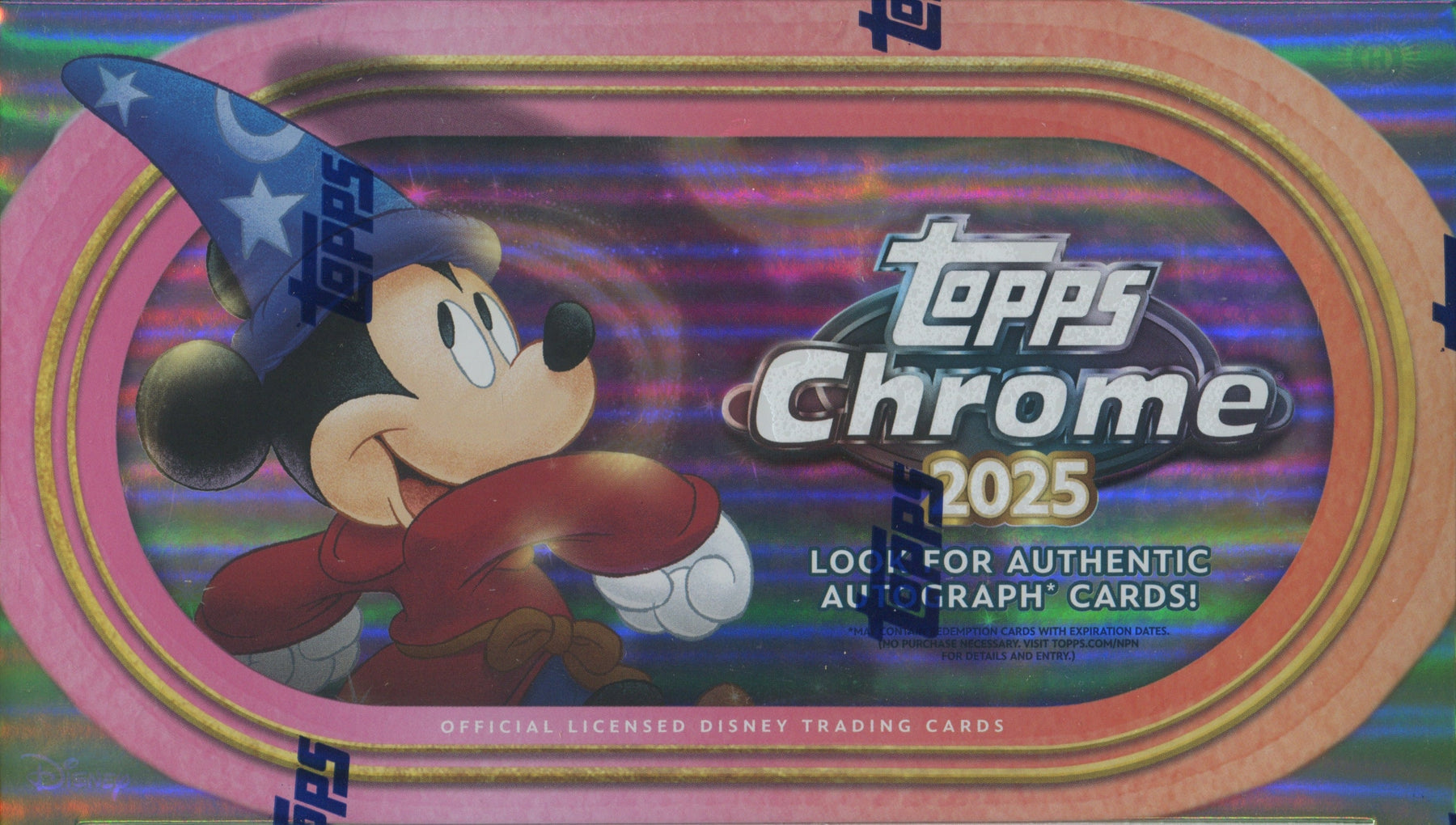 2025 Topps Chrome Disney Hobby, Box