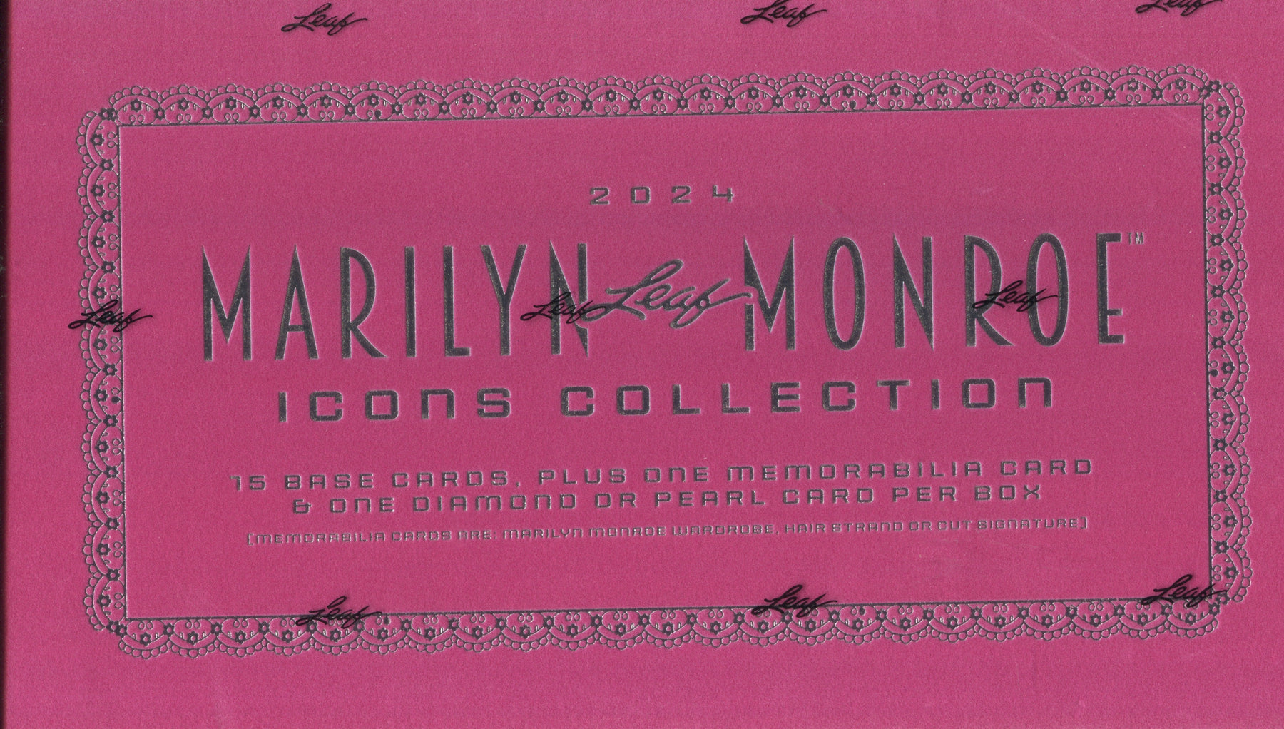 2024 Leaf Marilyn Monroe Icons Collection Hobby, Box