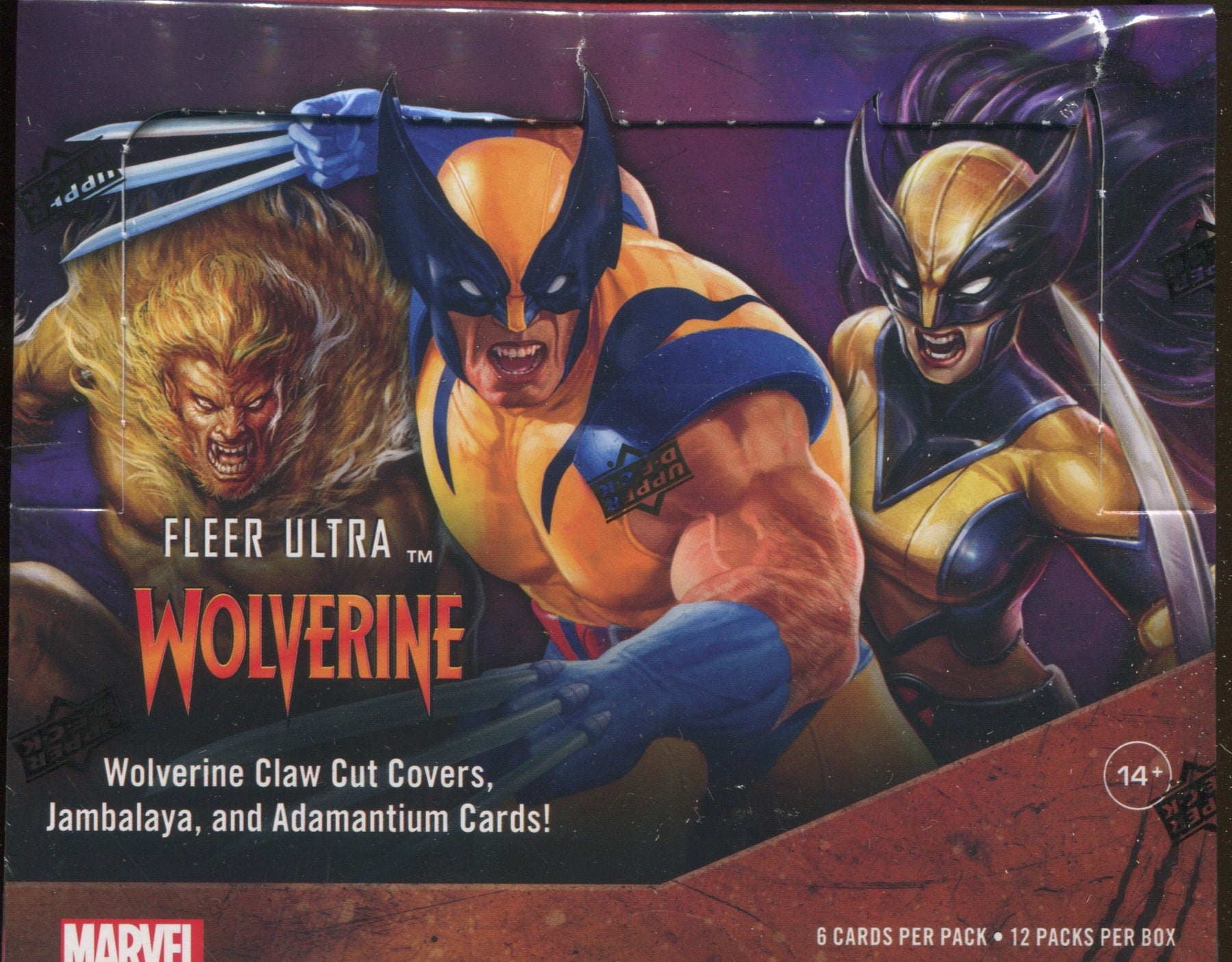 *LAST CASE* 2024 Upper Deck Marvel Fleer Ultra Wolverine, 12 Hobby Box Master Case