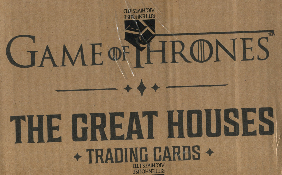 *LAST CASE* Game of Thrones The Great Houses Hobby (Rittenhouse), 20 Box Case