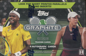 2026 Topps Graphite Tennis Hobby, 12 Box Case