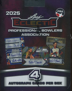 2025 Leaf Eclectic Professional Bowlers Association PBA Hobby, 12 Box Case