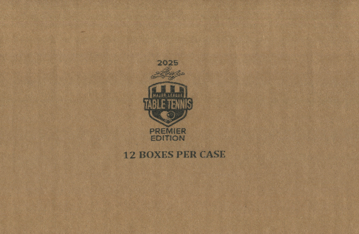 2025 Leaf Major League Table Tennis MLTT Premier Edition, 12 Box Case