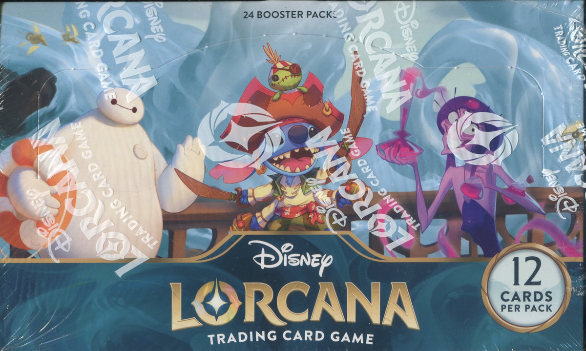 Disney Lorcana Azurite Sea, 4 Booster Box Case