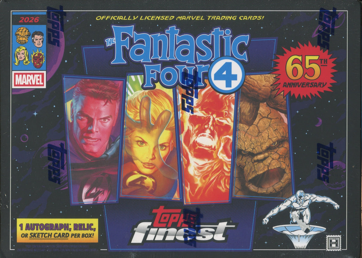 2026 Topps Marvel Finest The Fantstic Four 65th Anniversary Hobby, Box