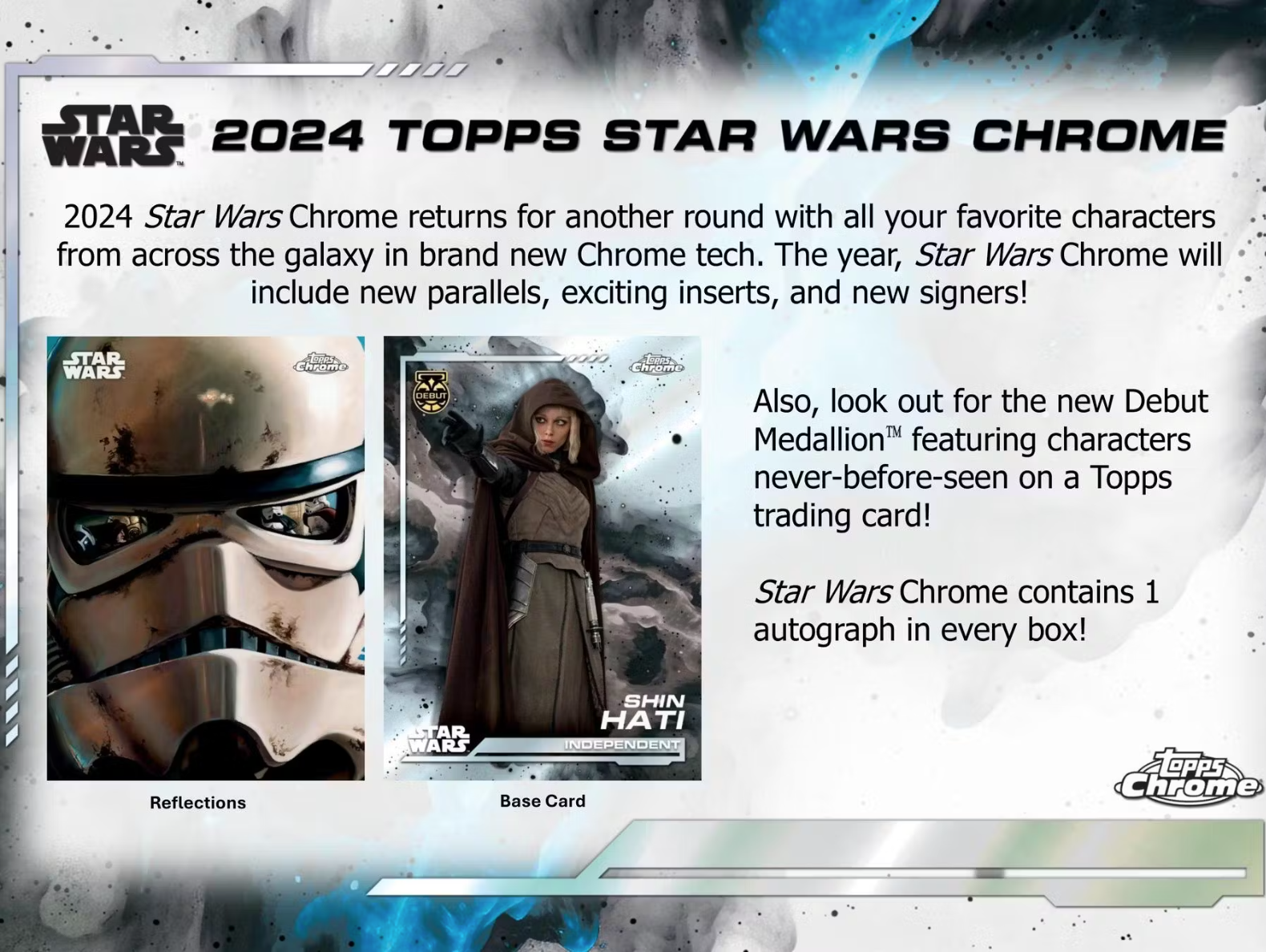 2024 Topps Star Wars Chrome Hobby, Box