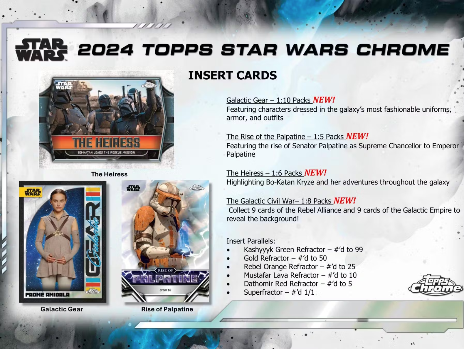 2024 Topps Star Wars Chrome Hobby, Box
