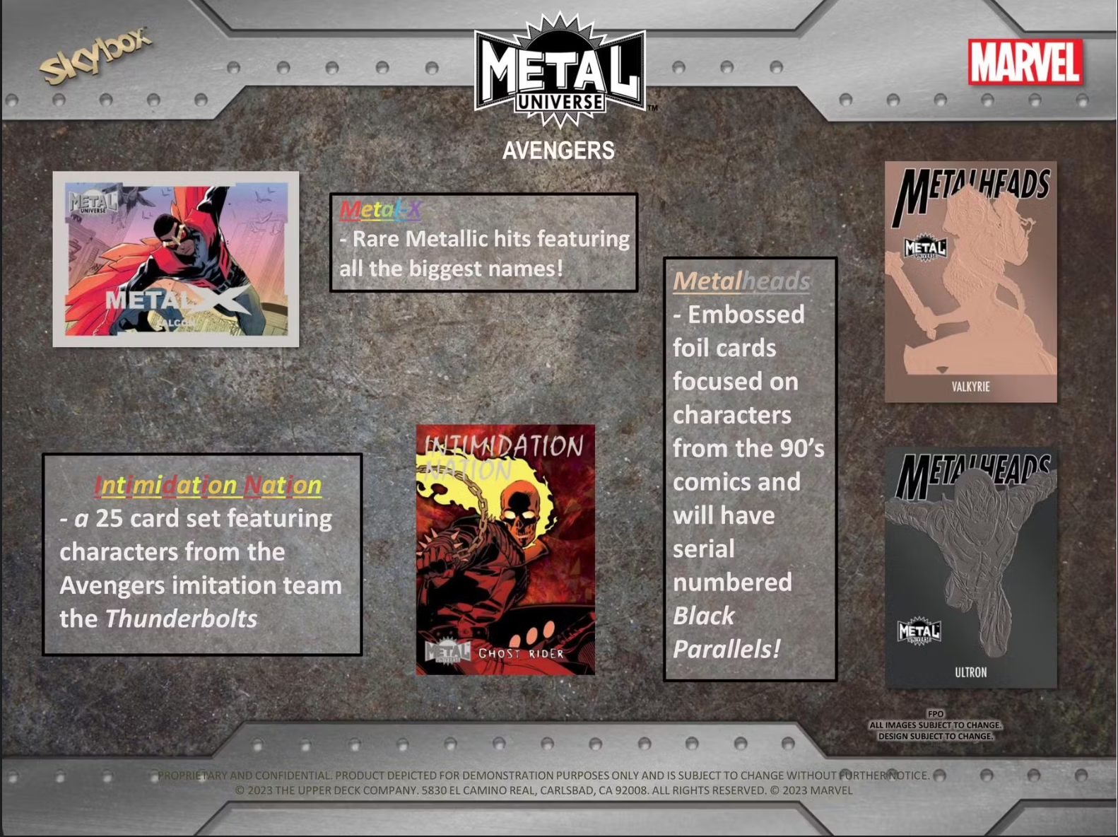 2024 Marvel Avengers Metal Universe, Hobby Box
