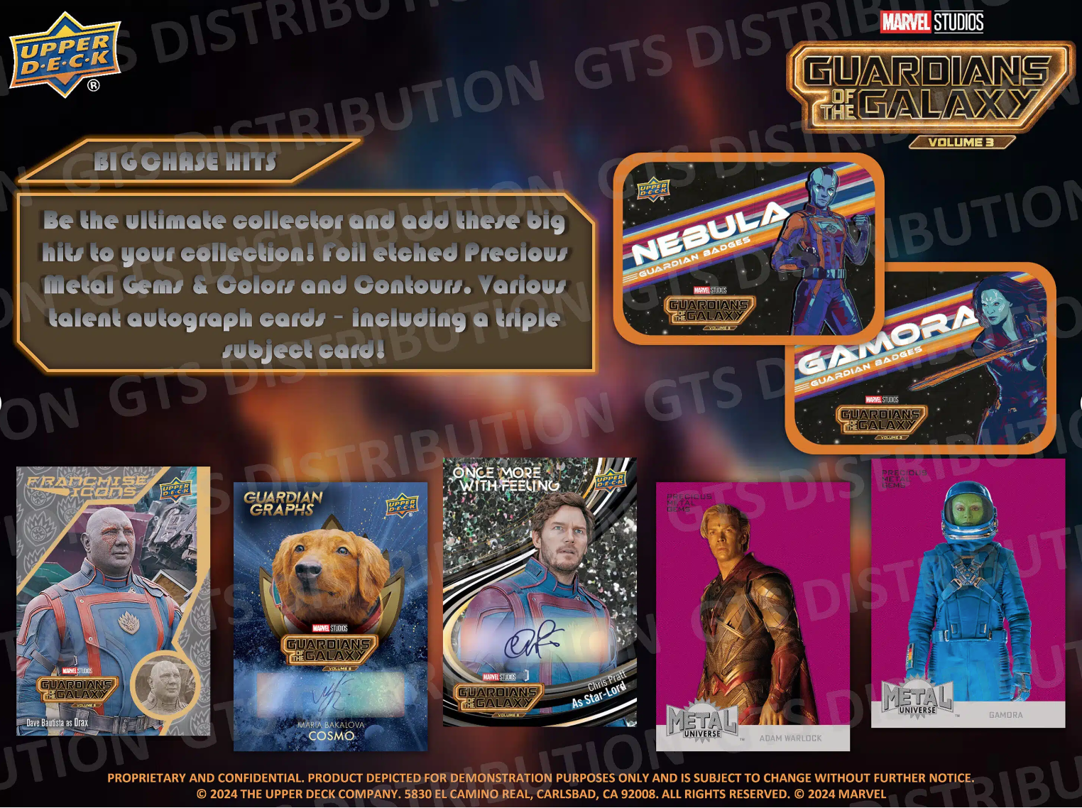 *LAST CASE* Upper Deck Marvel Guardians Of The Galaxy Vol 3 Hobby, 12 Box Case