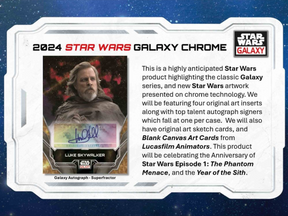 2024 Topps Star Wars Galaxy Chrome Hobby, Box