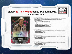 2024 Topps Star Wars Galaxy Chrome Hobby, Pack