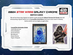 2024 Topps Star Wars Galaxy Chrome Hobby, Box