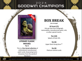 2024 Upper Deck Goodwin Champions Multi-Sport Hobby, Box