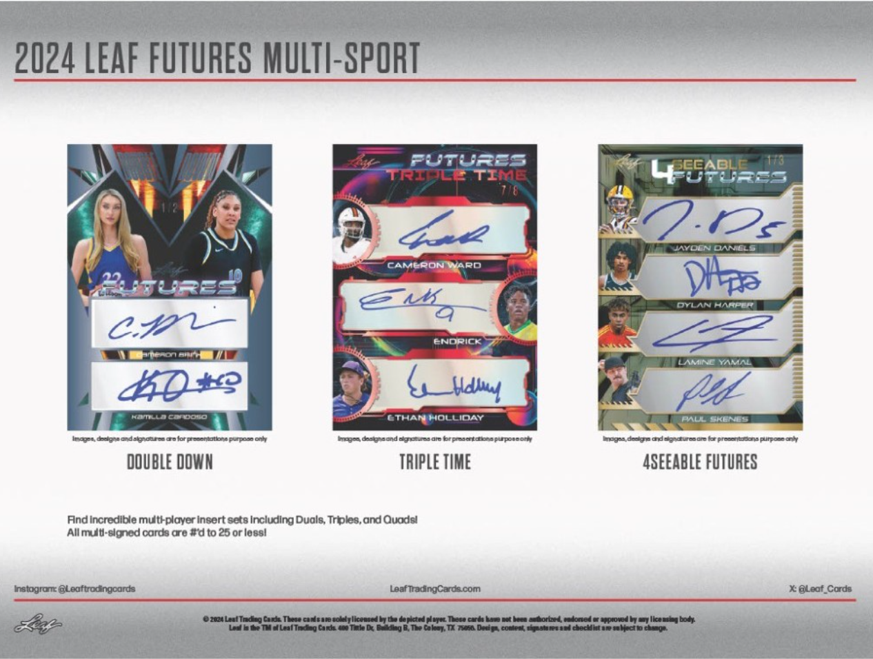 2024 Leaf Futures Multi-Sport, Blaster Box