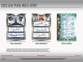 2025 Leaf Metal Pearl Multi-Sport Hobby, Box
