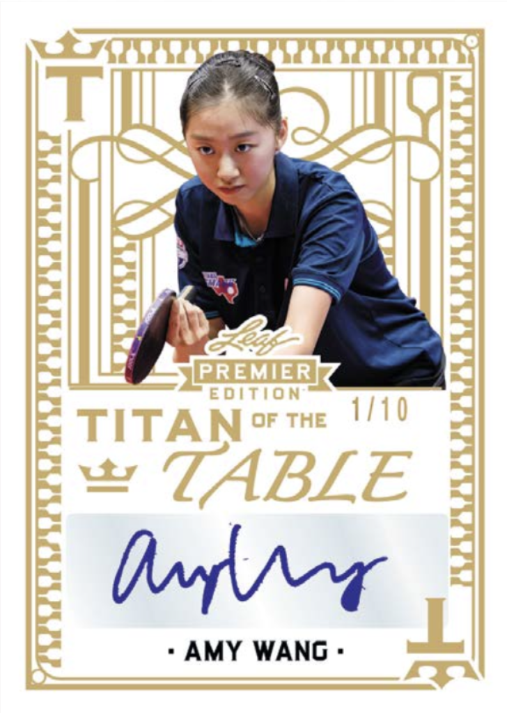 2025 Leaf Major League Table Tennis MLTT Premier Edition, Box