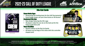 2022-23 Upper Deck Call of Duty League Hobby, Box