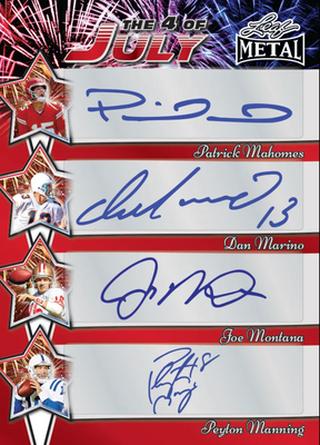 2025 Leaf Metal Independence Day Multi-Sport Hobby, 10 Box Case