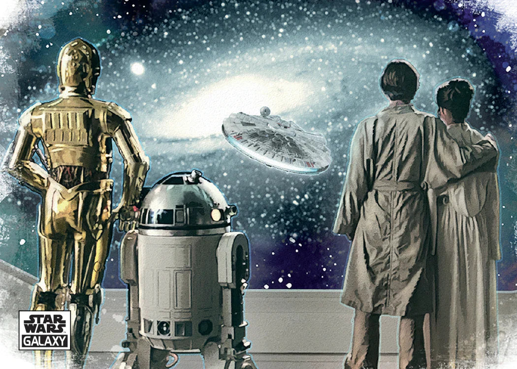 2025 Topps Star Wars Chrome Galaxy Hobby, 12 Box Case