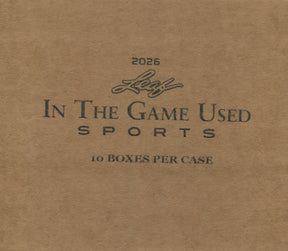2025 Leaf In The Game Used Multi-Sport Hobby, 10 Box Case